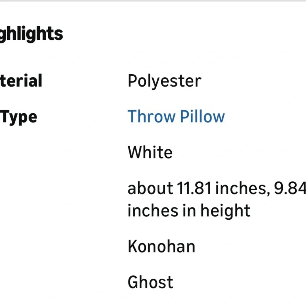 NWT Set of three ghost pillows